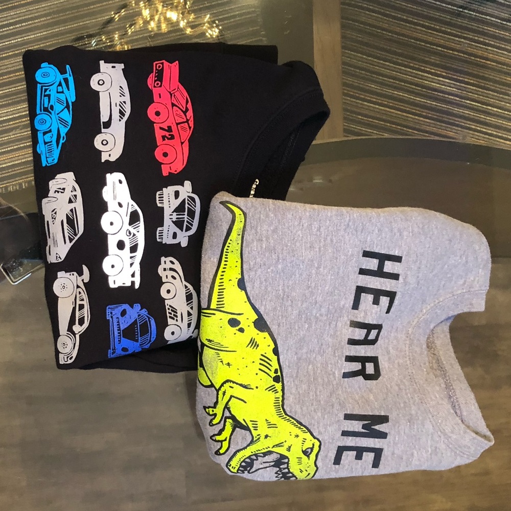 Two sweatshirts